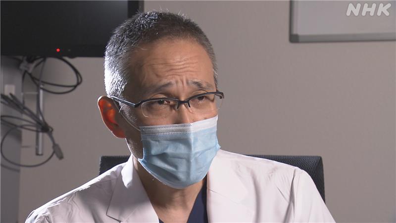 Giáo sư Fukushima Eiken của bệnh viện Đại học Y Nara. Ảnh: NHK